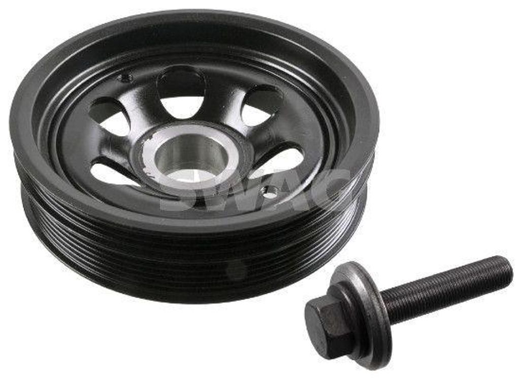 SWAG 33 11 2871 Riemenscheibe Kurbelwelle für FORD Transit Custom V362 Kastenwagen (FY, FZ) 166mm 7-Rippen