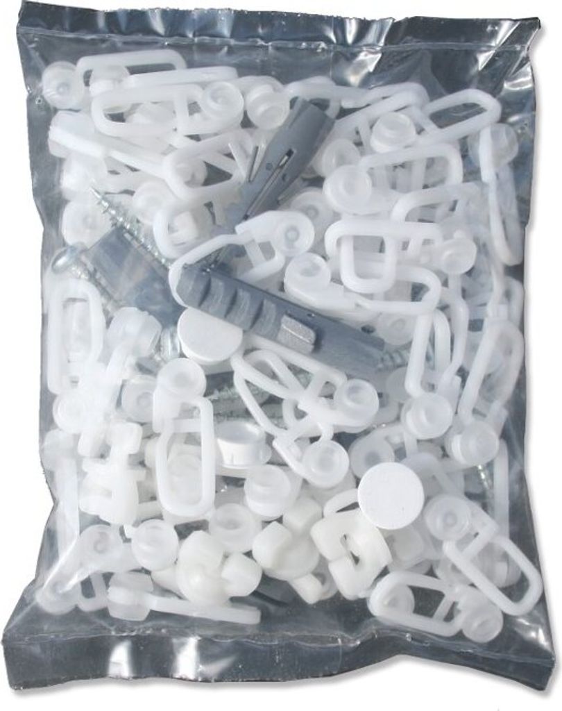 Interdeco Montagezubehör für Gardinenschienen Modell Concept 300-360 cm (Packung 1 Set)