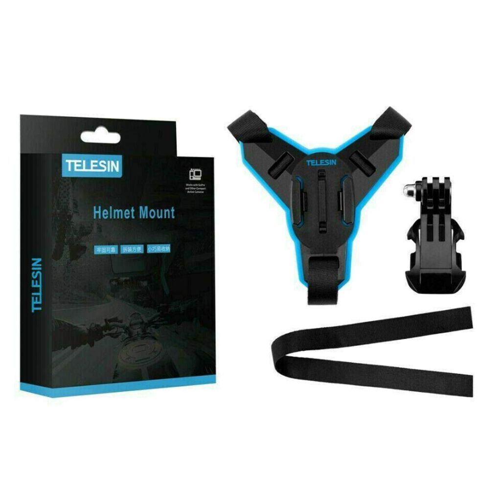 TELESIN Motorcycle Helmet Chin Telesin + J-Hook Mount for Produktbild 