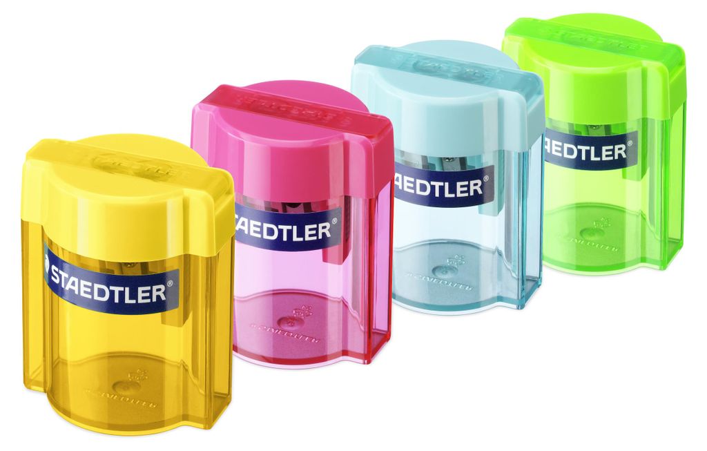 STAEDTLER 513 Doppelspitzdose Einzelprodukt in 4 Farben Produktbild 