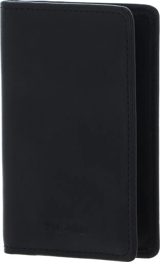 Regalo Uomo PICARD Brooklyn Porta Carte Pelle Nera - Scatola Inclusa