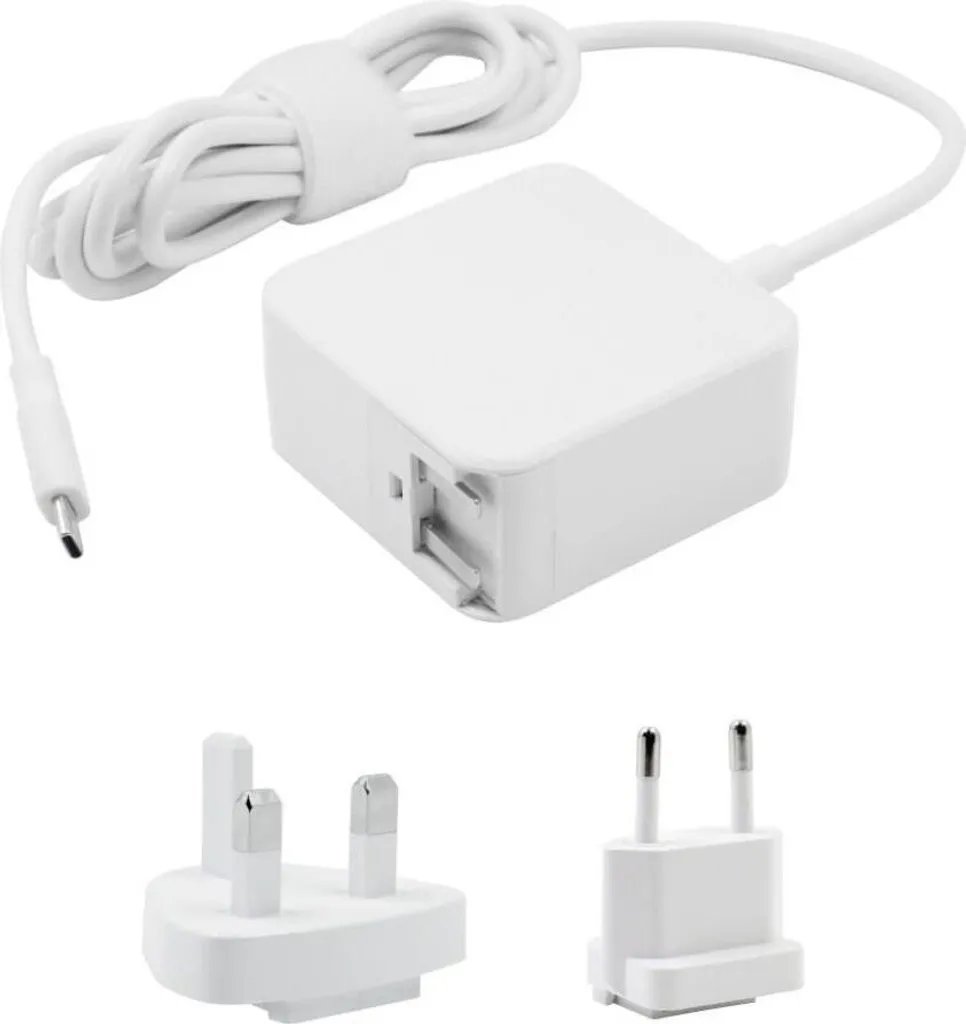 Bloc d'alimentation 100W USB-C Nano GaN pour PC et Serveur Blanc