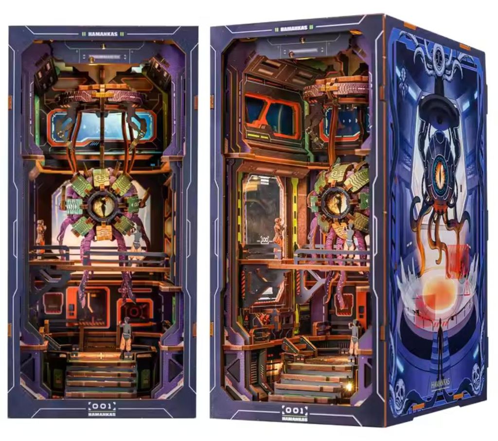 OKO DIY Book Nook Miniaturhaus 3D-Puzzle mit Produktbild 