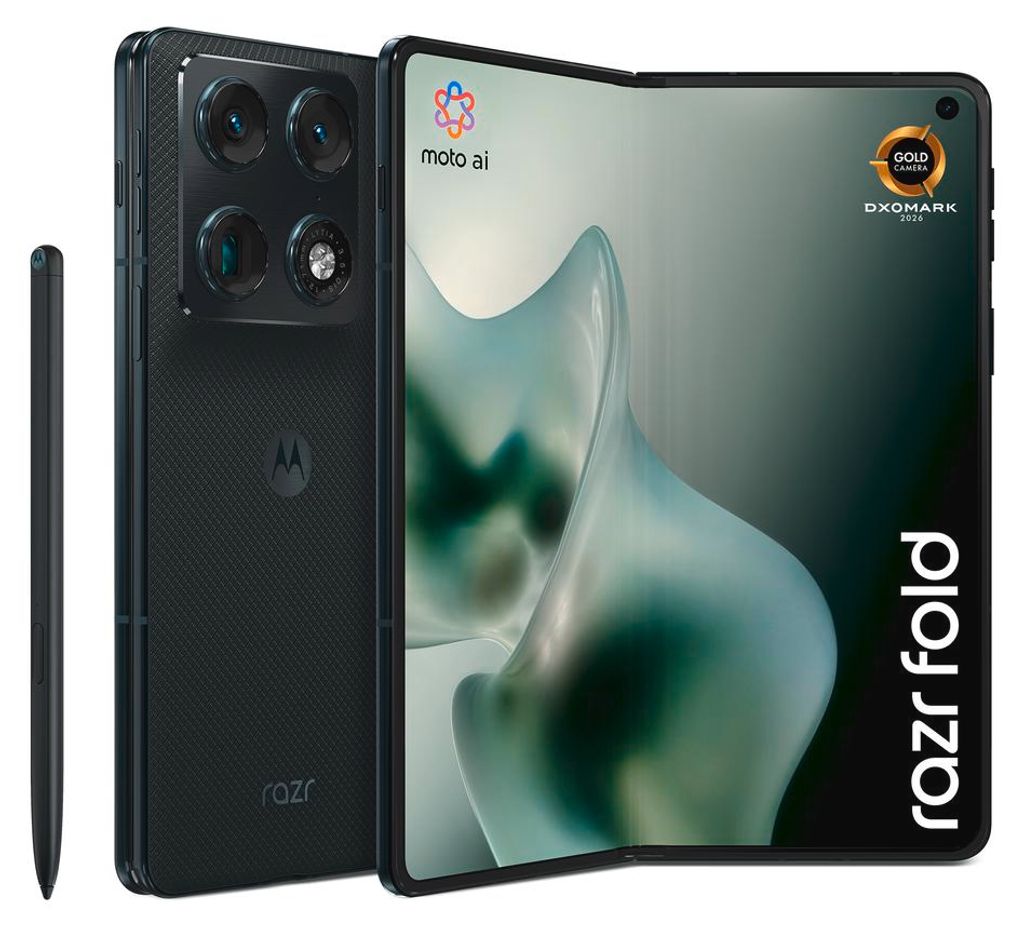 Motorola razr fold, 20,6 cm (8.09"), 16 GB, 512 GB, 50 MP, Android 16.0, Schwarz