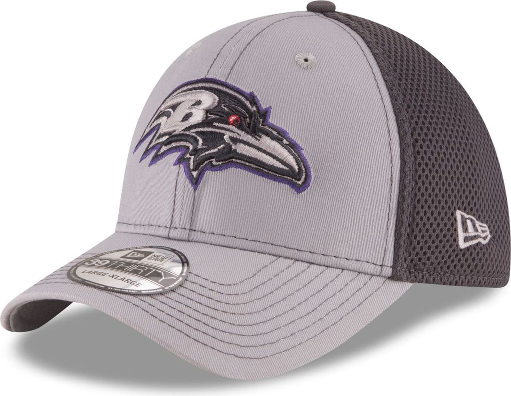 New Era 39Thirty Stretch Mesh Cap - Baltimore Ravens - L/XL