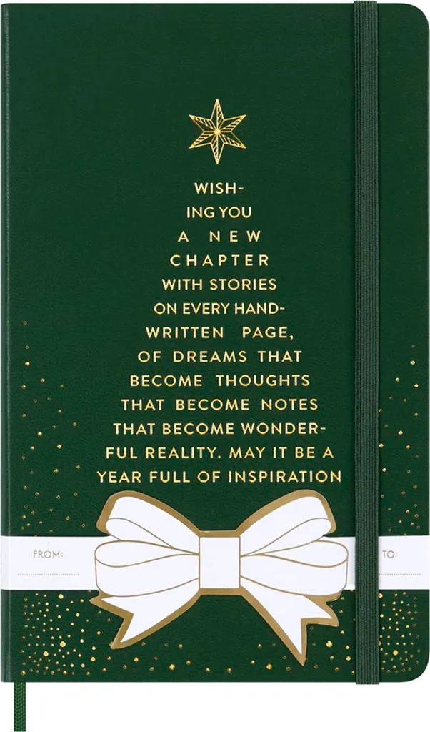 Carnet de notes Moleskine Holiday L/A5 Vert Myrte - Reliure Rigide - 2