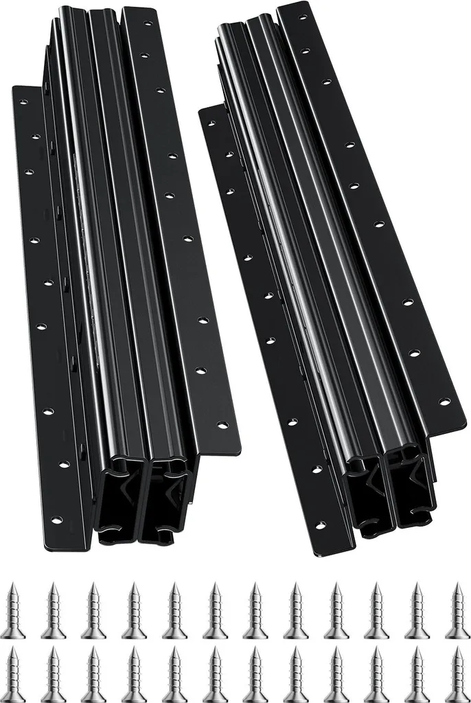 Solution tiroirs lourds rails 40cm supports de sol capacité 117kg