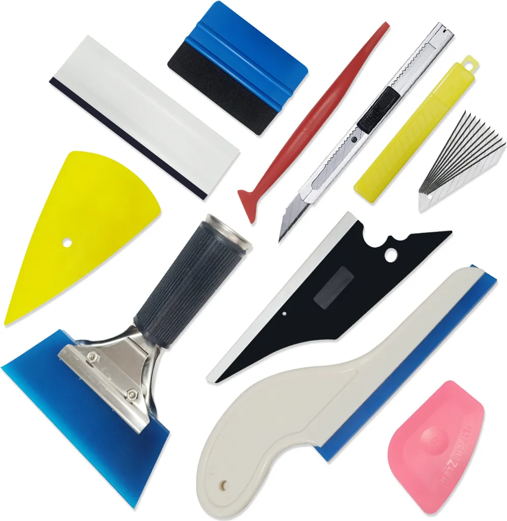 Kit Premium 10 Pezzi Applicazione Pellicole Automotive e Vetri