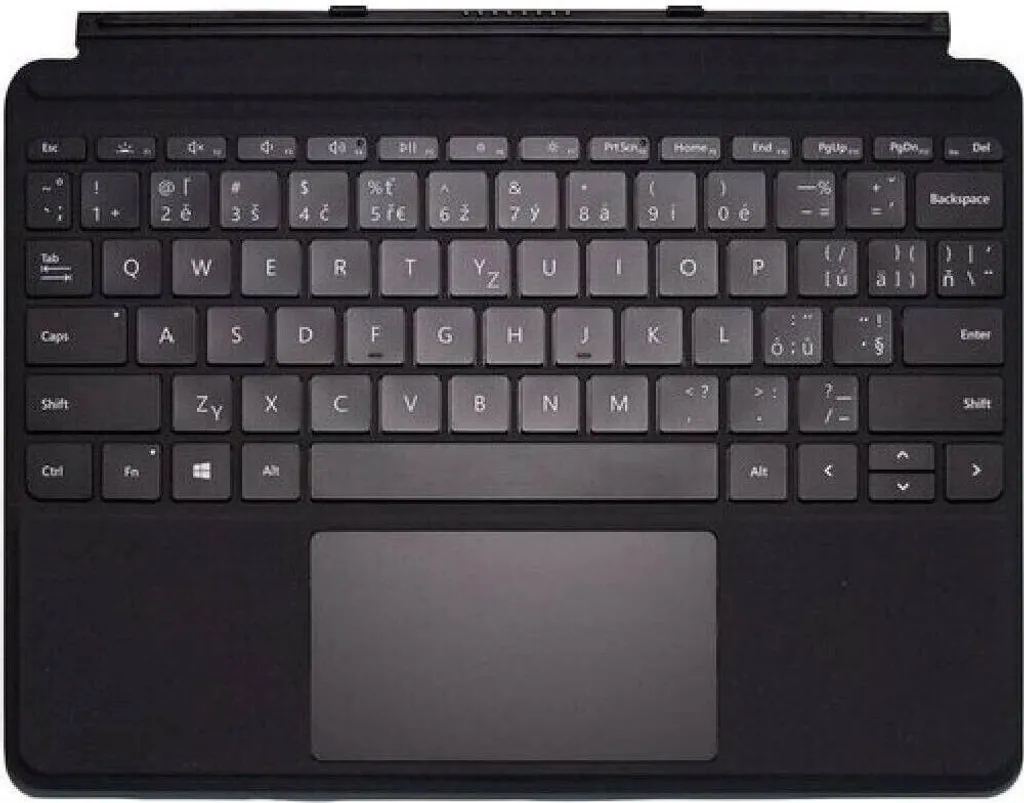 Clavier pour tablette Surface Go Type Cover noir layout tchèque QWERTZ