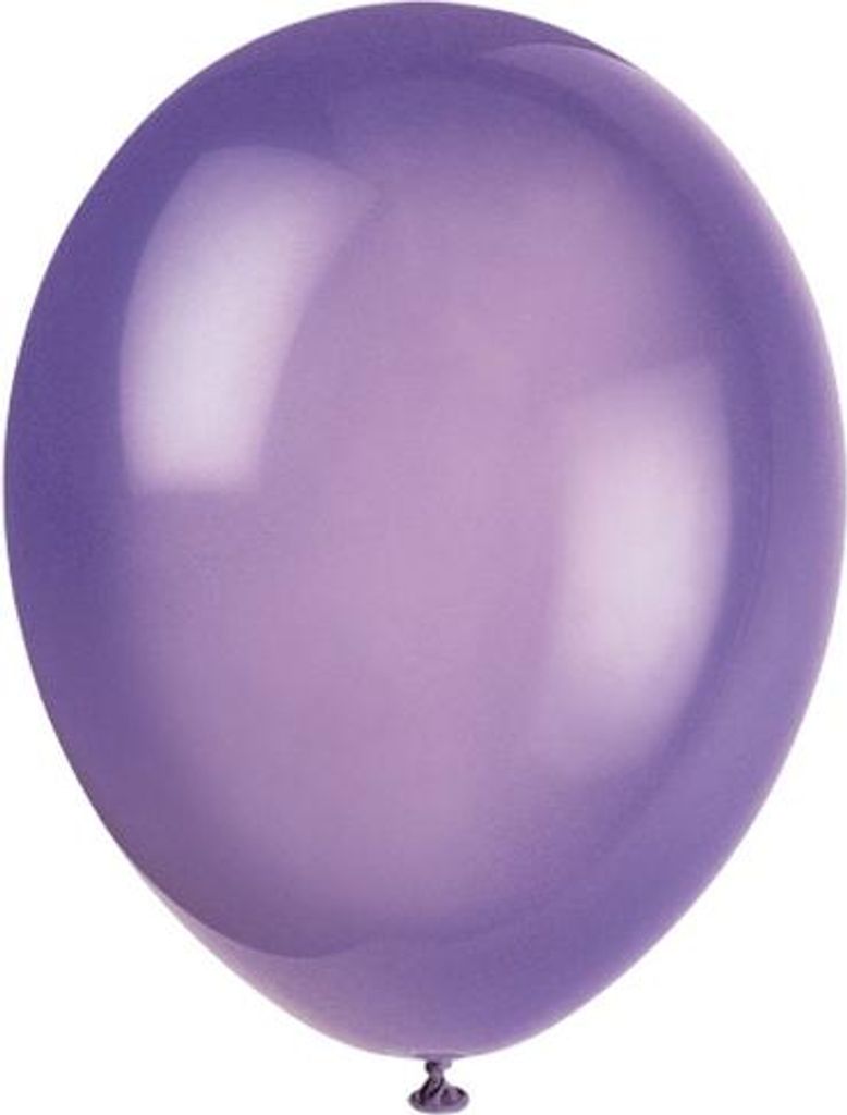 Unique Party - Ballons "Premium", Latex 10er-Pack SG37594 (Einheitsgröße) (Mitternachtsviolett)