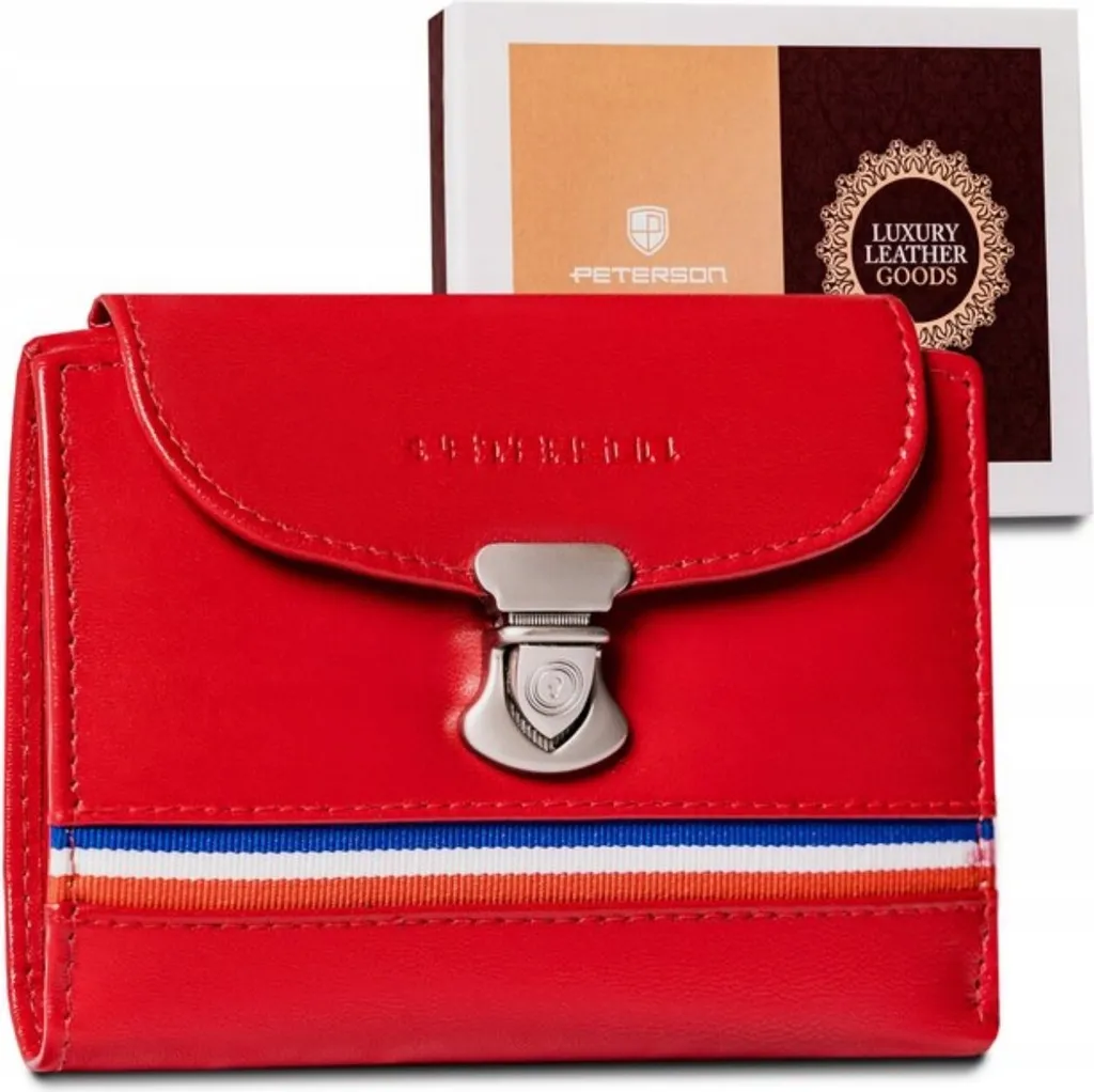 Portafoglio Sottile Pelle RFID Peterson | Minimalismo Donna Shop