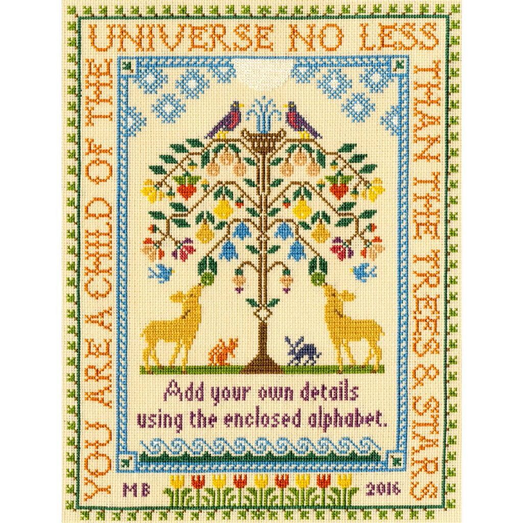 Bothy Threads Kreuzstich-Set "Baum des Lebens", 24x31cm, XS6, Zählmuster