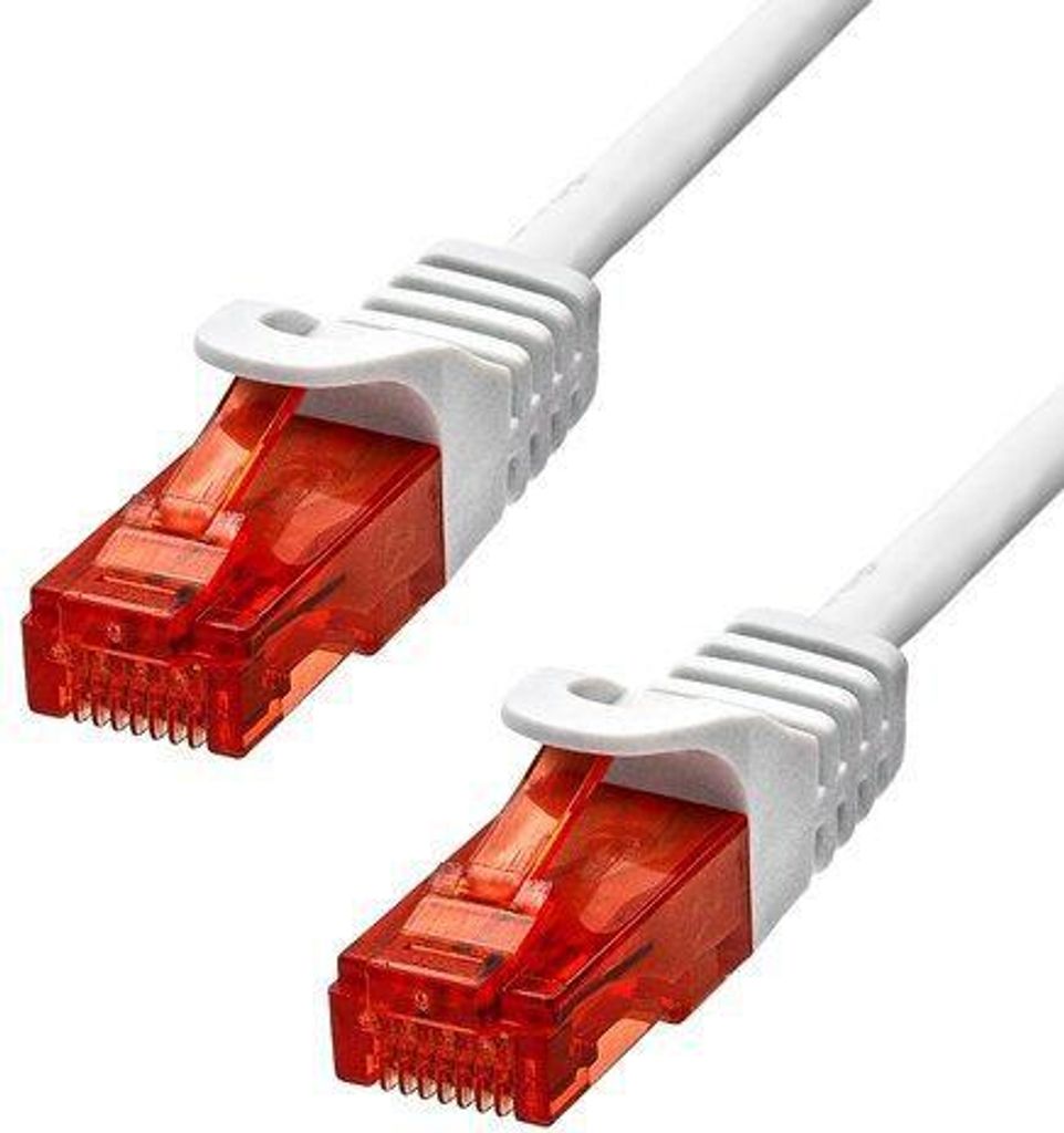 ProXtend CAT6 U/UTP CU LSZH Ethernet-Kabel, Weiß, 7 m, 6UTP-07W