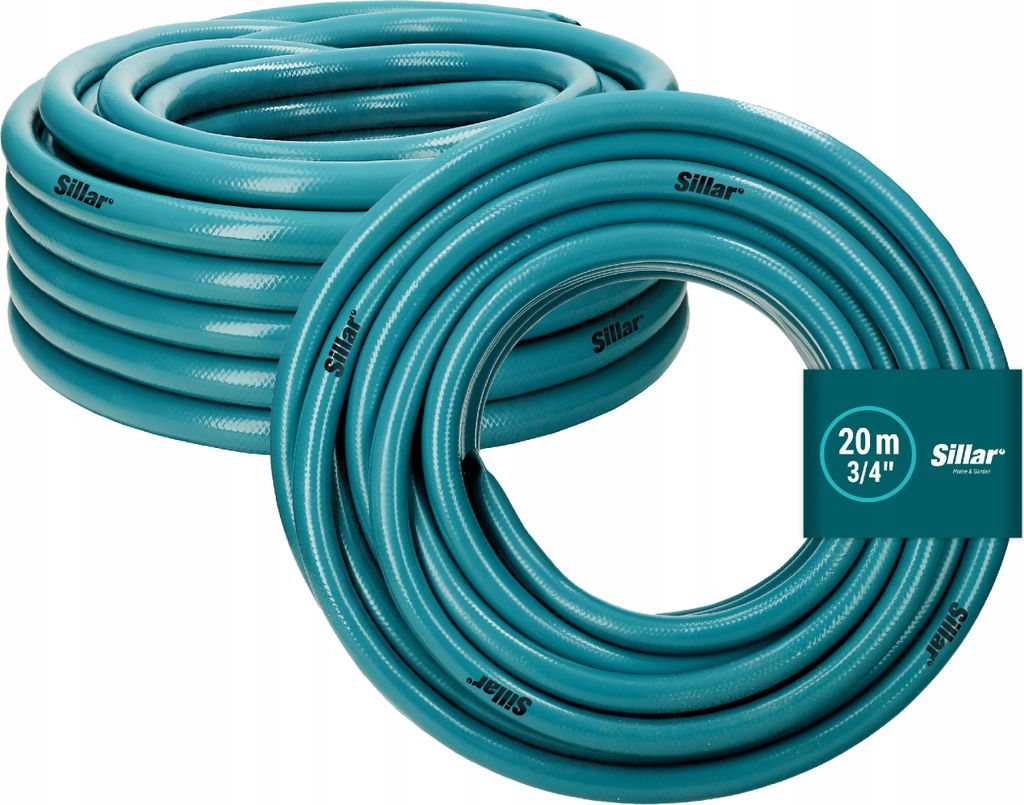 Sillar Gartenschlauch 20 m 3/4" 4-lagig verstärkt – Produktbild 