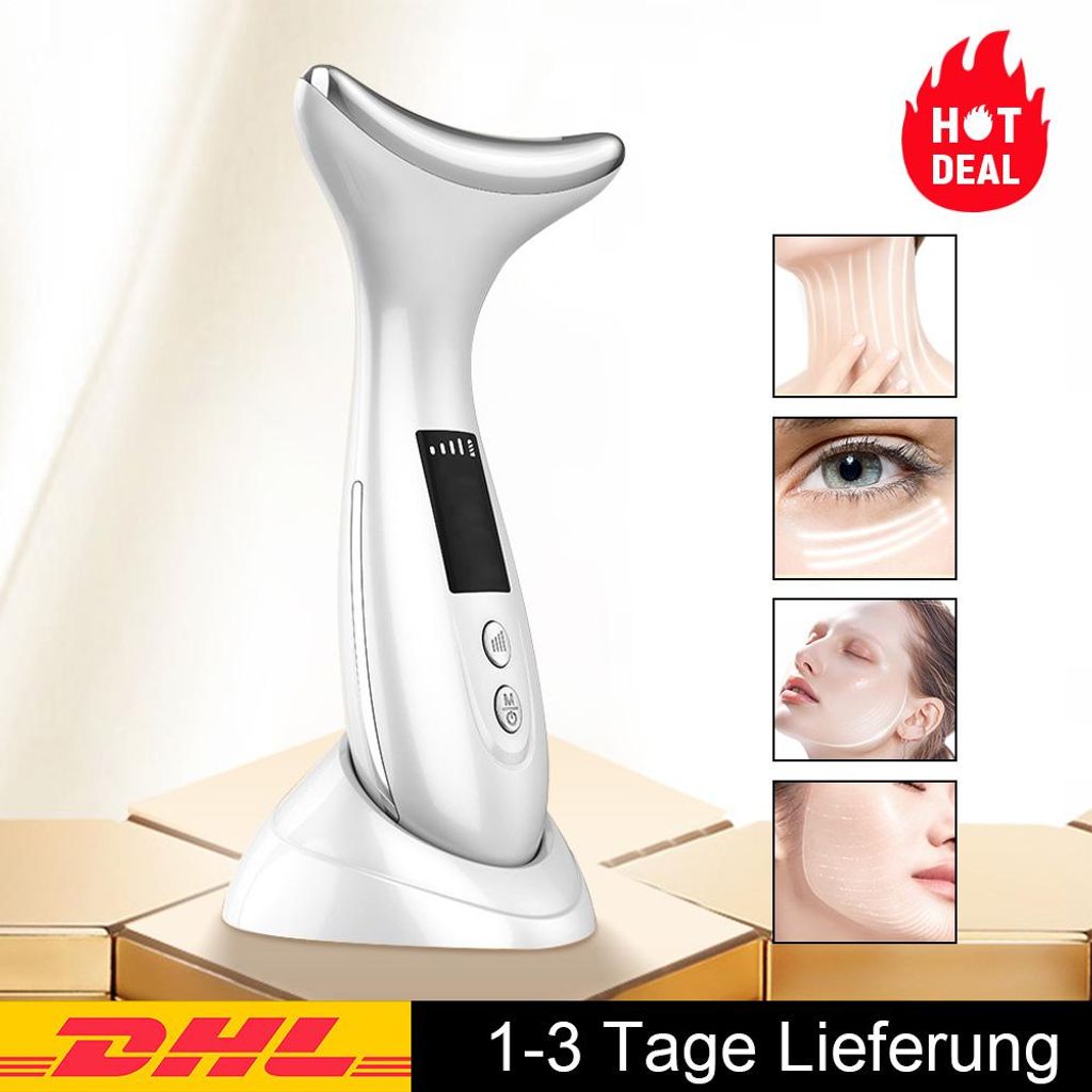 Gesichtsmassagegerät Face Gerät:7 Light Schönheit Lifting Lichttherapie Massager