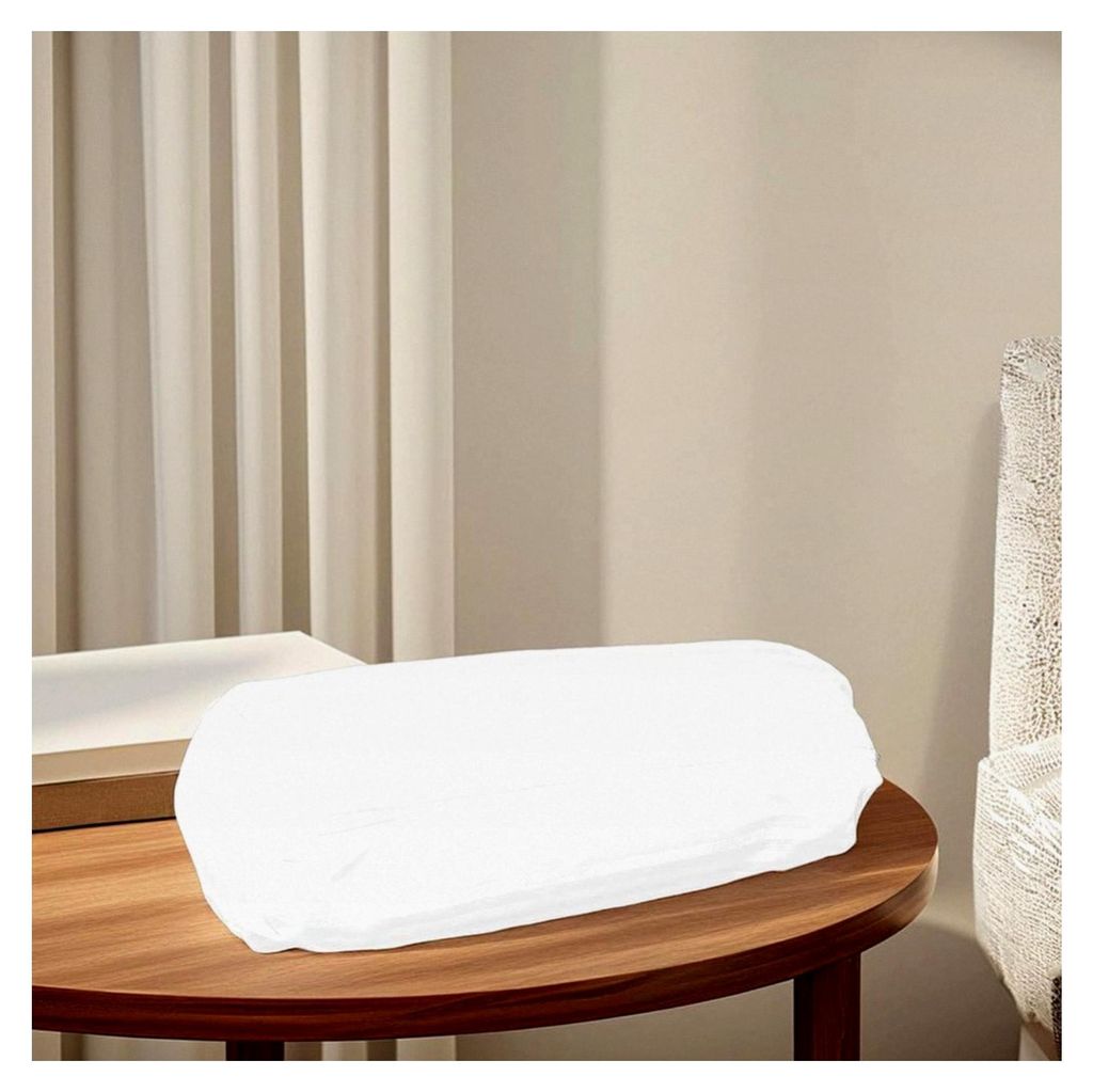 Runder Kissenbezug mit Reißverschluss 20x50cm, dekorativ und wiederverwendbar für Nackenrollen, geeignet für Sofa und Bett