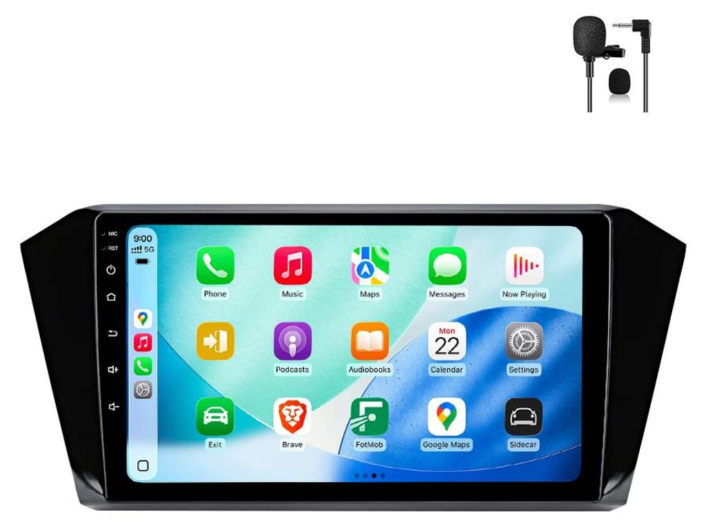Android Autoradio 10 Zoll 64GB für VW Passat B8 (2014–2019) Produktbild 