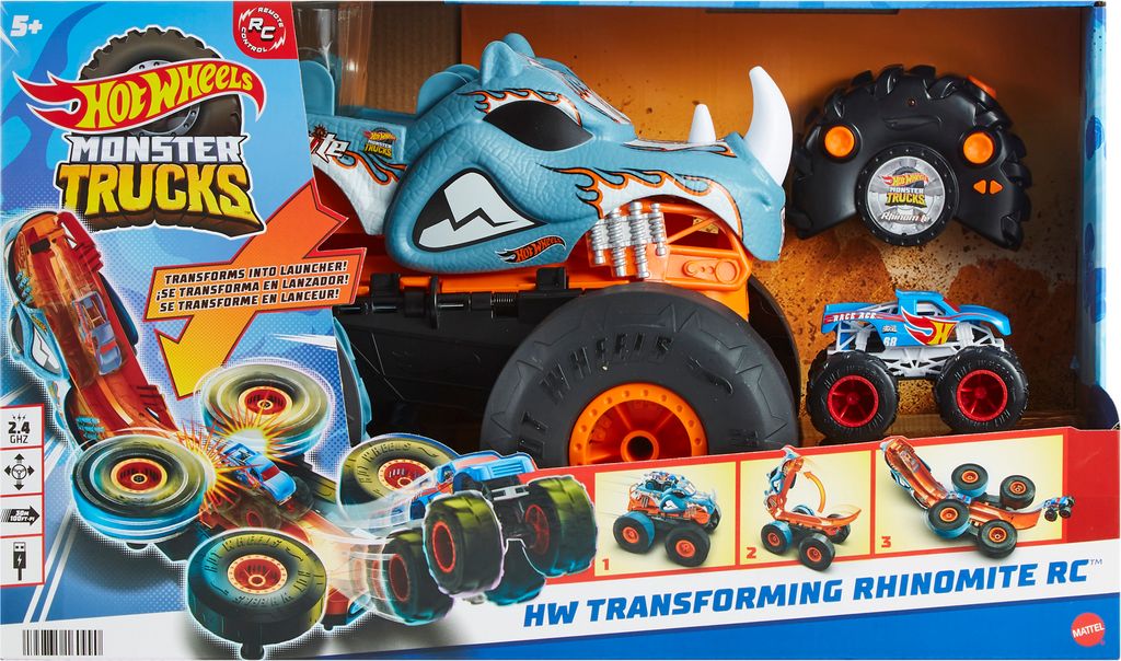 Hw Rc Monster Truck Transforming Rhinomite 1:12 Zdjęcie produktu 