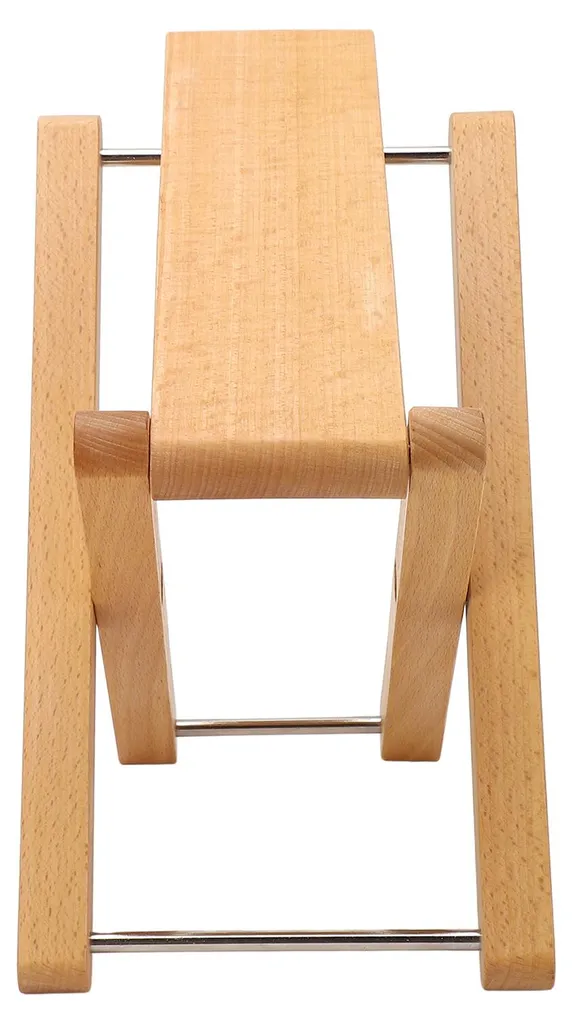 Support de pied pour guitare classique bois pliable hauteur ajustable - 3