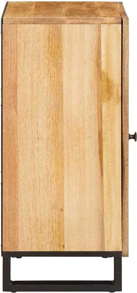 vidaXL Sideboard mit Speicher Braun 40 x 33 x 75 cm Massivholz Mango