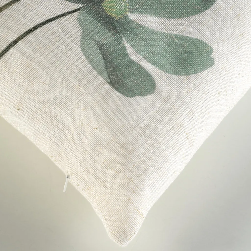 Coussin 45x45 PALMIFLORE texture lin durable et finition premium - 3