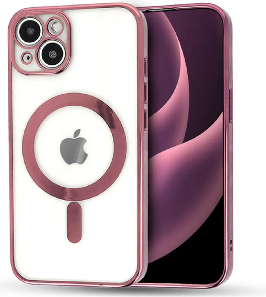 Custodia MagSafe iPhone 15 Rose: Protezione Totale Fotocamera e Stile