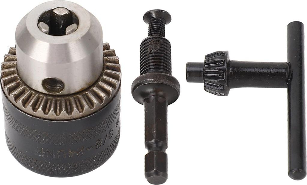 Schlüssel-Bohrfutter-Adapterset 1,5–10 mm 3/8–24UNF Schlagschrauber-Ersatz für Bohrhammer-Schraubenschlüssel