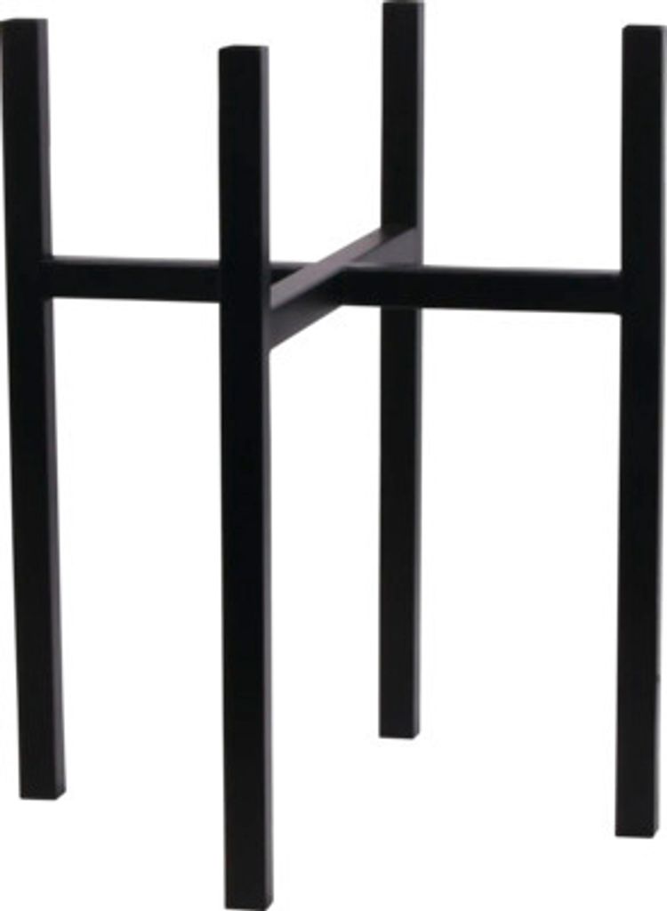 Pflanzenständer Lafiora Ø 23 H 25 cm Metall schwarz Produktbild 