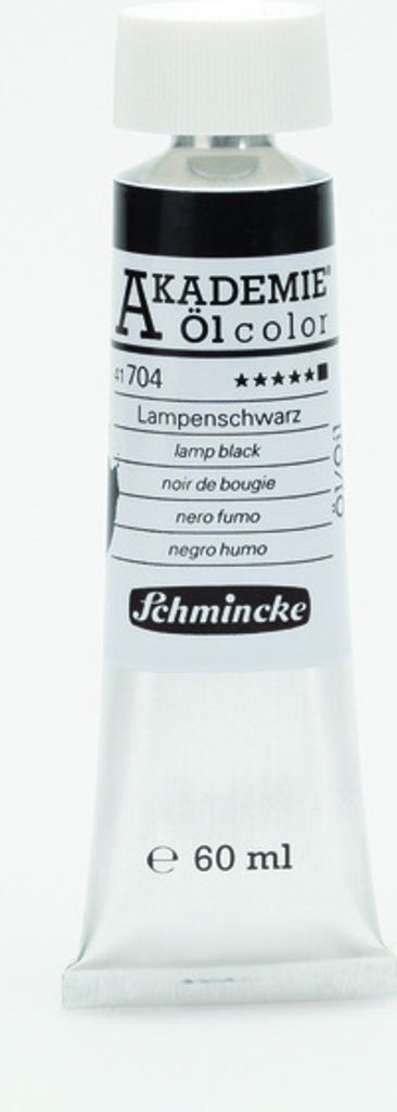 Schmincke 60ml AKADEMIE Öl color Lampenschwarz Öl 41 704 Produktbild 