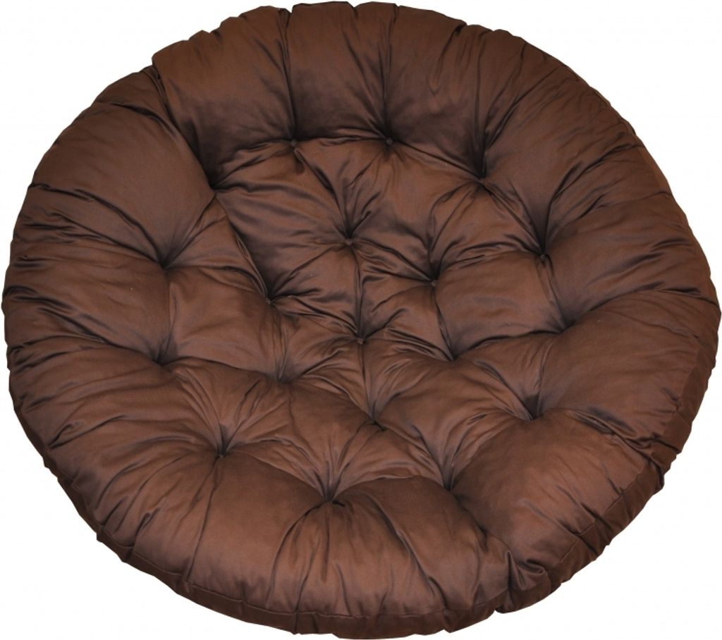 Polstr na křeslo papasan 110 cm hnědý kepr Obrázek produktu 