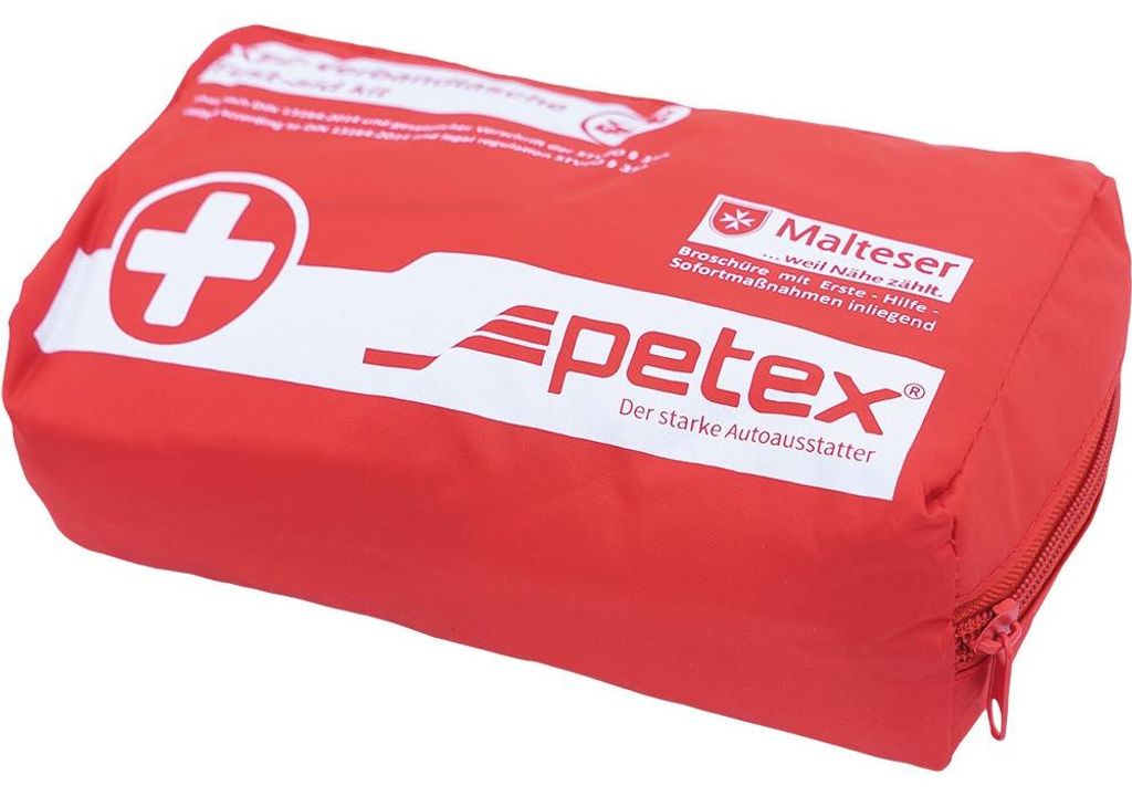 PETEX Erste Hilfe Verbandtasche nach DIN 13164 rot Produktbild 