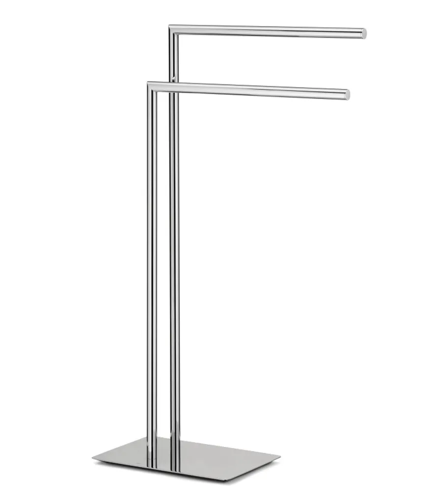 Porte-serviettes sur pied Kela Style chromé forme L 30x20x81 cm