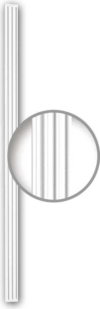 PROFHOME 122050 Pilaster Schaft Zierelement Flachsäule Wandsäule