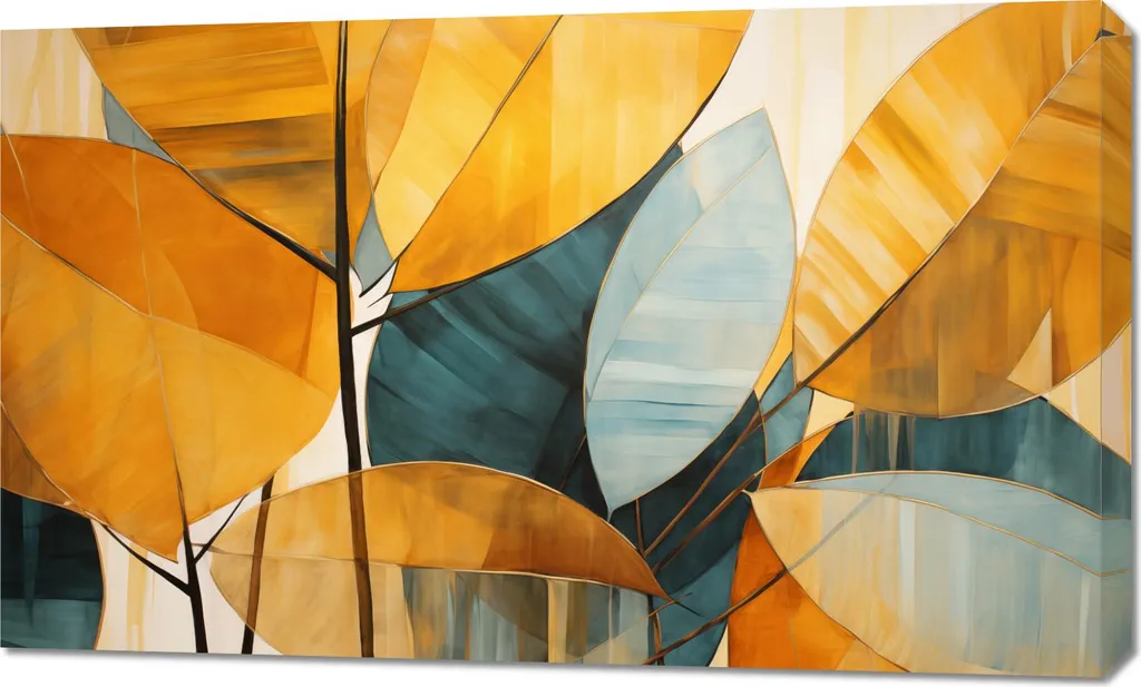 Tableau Image 100 x 60 cm Harmonie des couleurs pour salon moderne