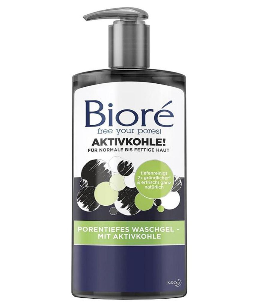 Biore Aktivkohle! Porentiefes Waschgel 200ml