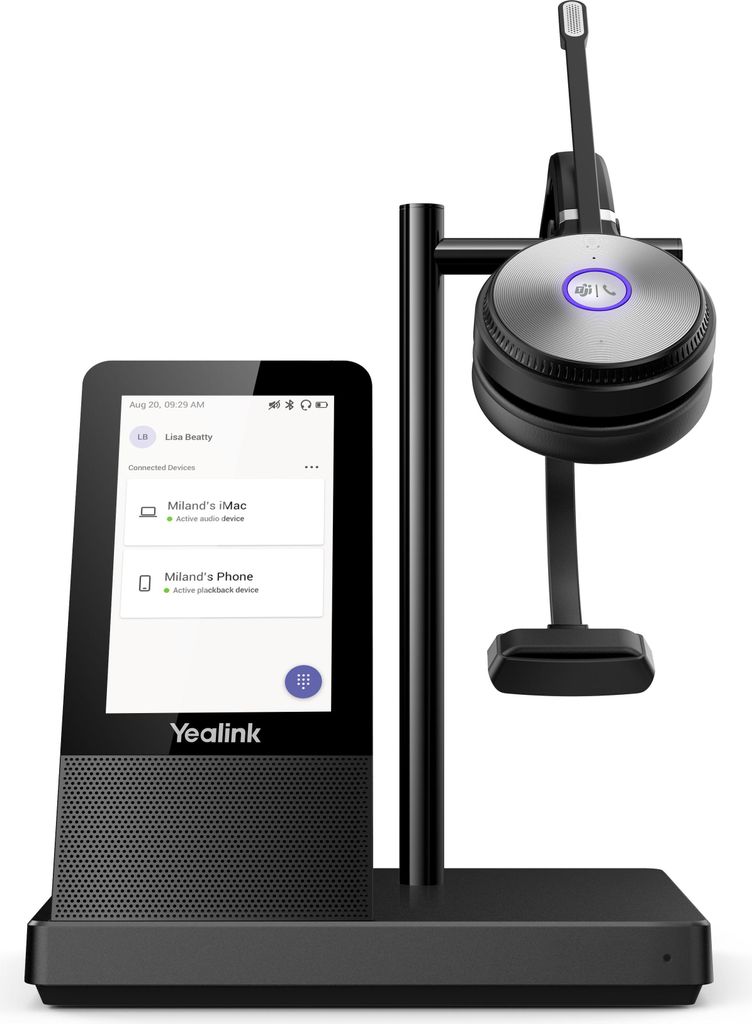 Yealink WH66 Mono UC, Sans fil, bureau/centre d'appels, 20 Image du produit 