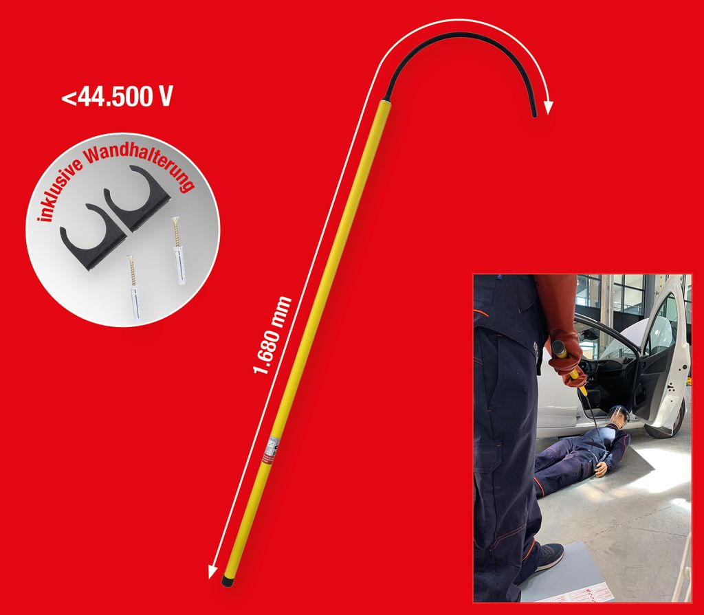 KS TOOLS Perche de sauvetage isolée, 1680mm ( 150.0913 ) Image du produit 