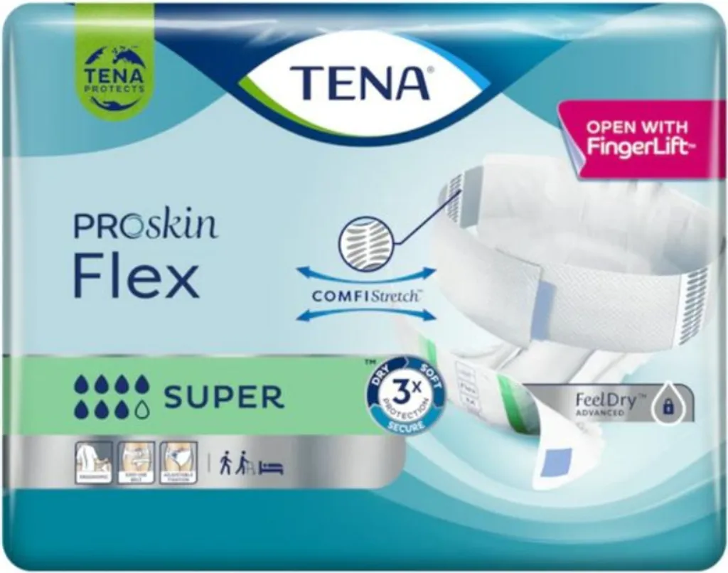 Tena Flex Super XL 30 pz - Pannoloni a Cintura per Incontinenza Grave