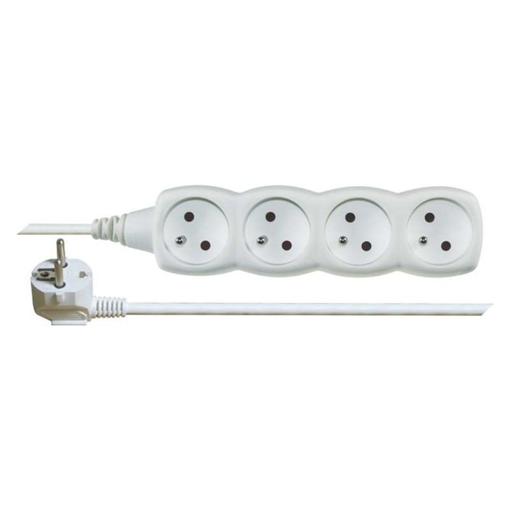 Emos 1902040300, Základný, Biela, 4 AC zásuvky/AC zásuviek, Obrázok produktu 