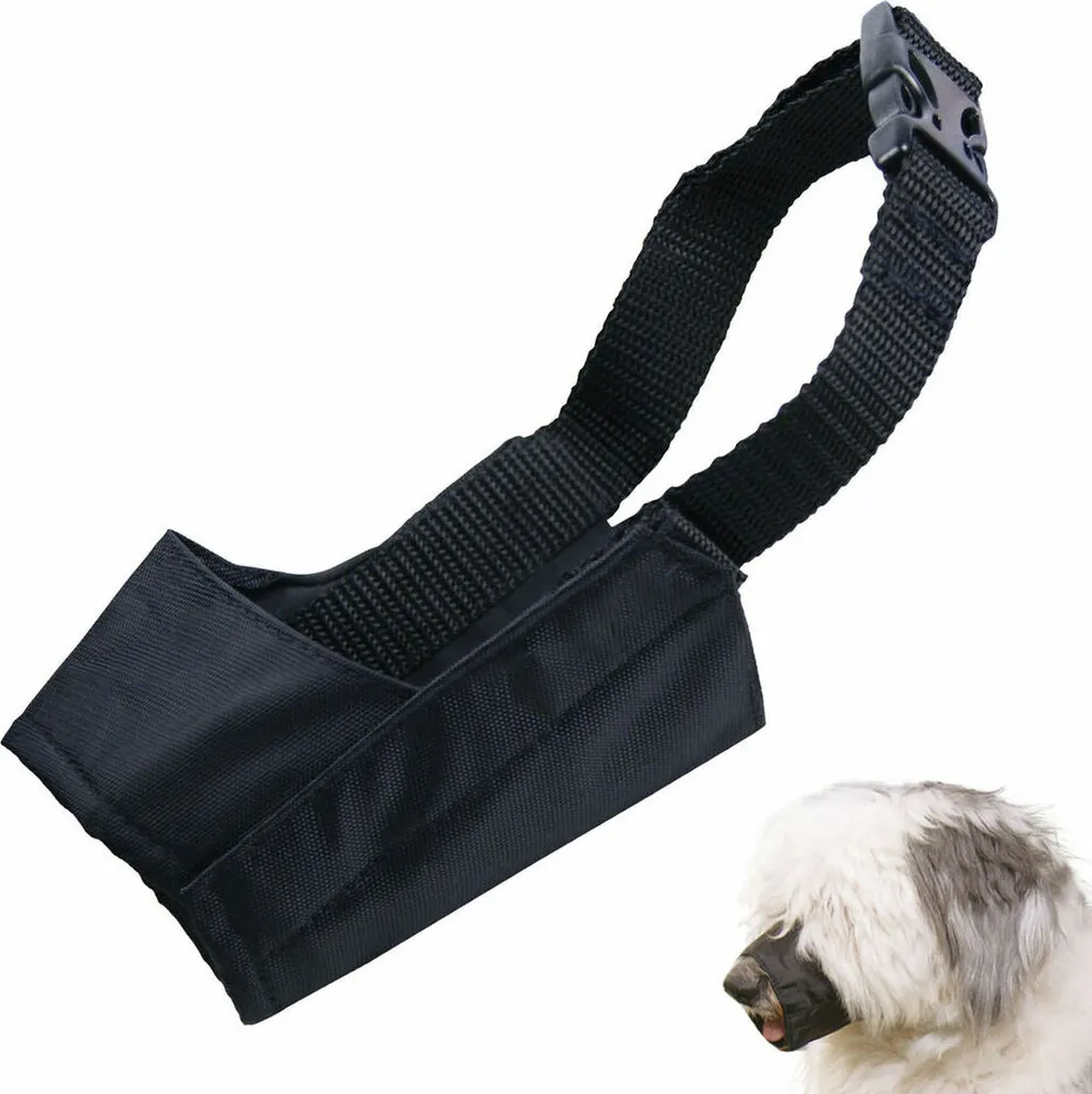 Museruola Gloria Taglia 8 Nero 31cm | Nylon High-Resistence Cani
