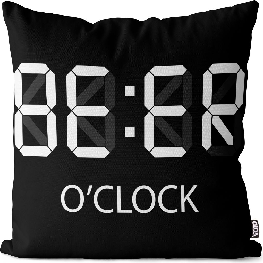 VOID BEER o'clock Kissenbezug Kissenhülle Polyester wasserfest Outdoor jga mallorca saufen papa