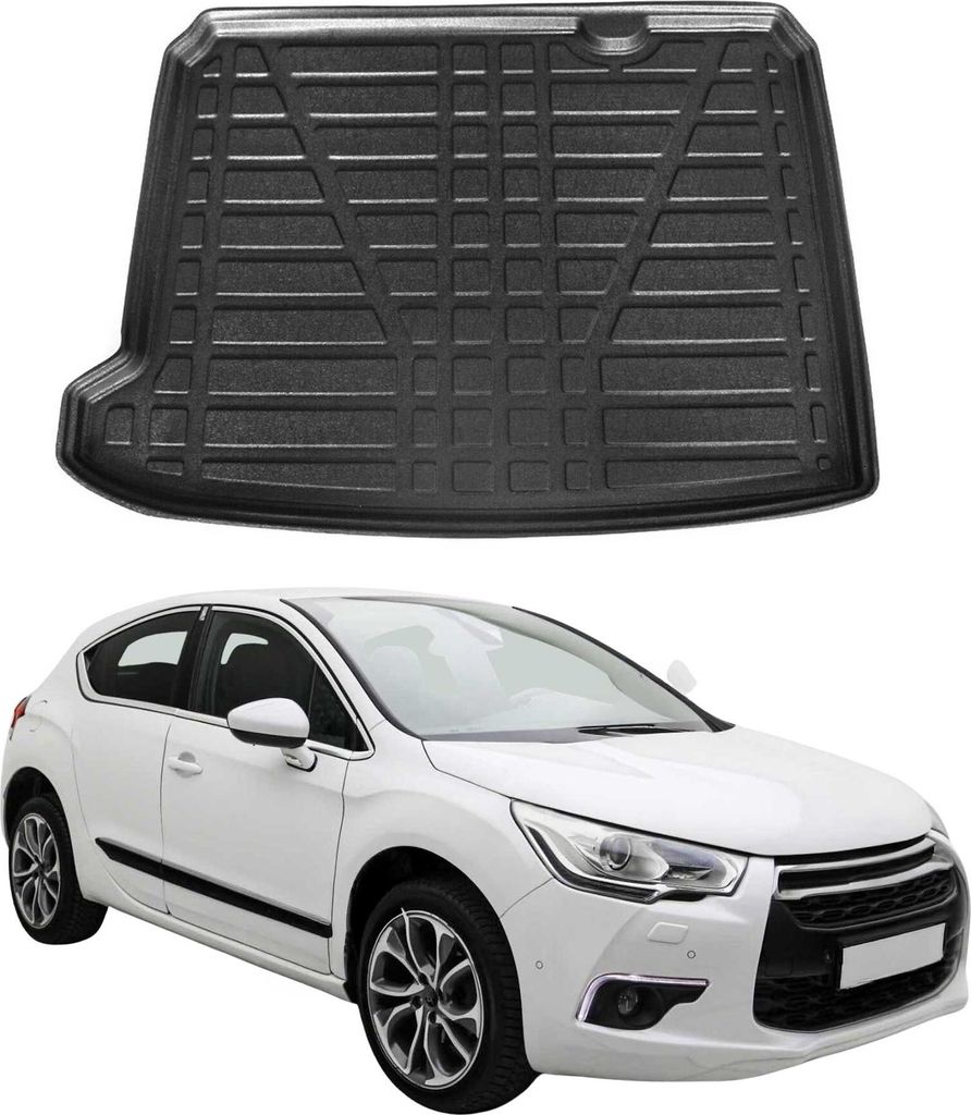 Bac de coffre pour Citroen DS4 2011-2018 Caoutchouc TPE Image du produit 