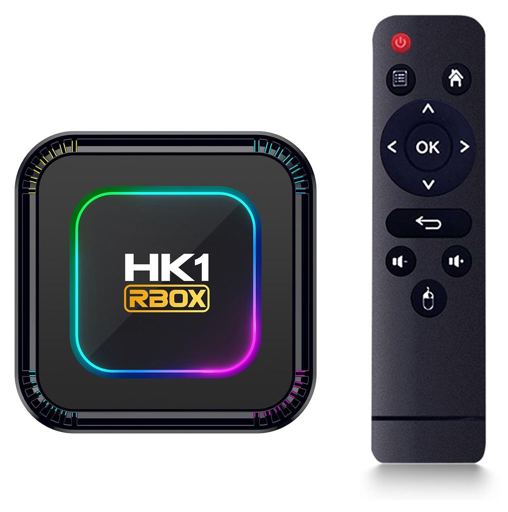 HK1 RBOX K8 Android 13.0 Smart TV Box RK3528 Quad-Core UHD 4K Media Player H.265 8K Dekodierung HDR10+ 2,4G/5G WiFi6 BT5.0 mit Fernbedienung LED-An...