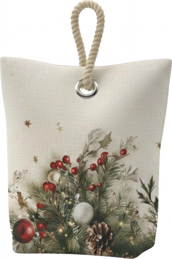 Weihnachts-Türstopper Stechpalme CYH6024GC 22x23 cm