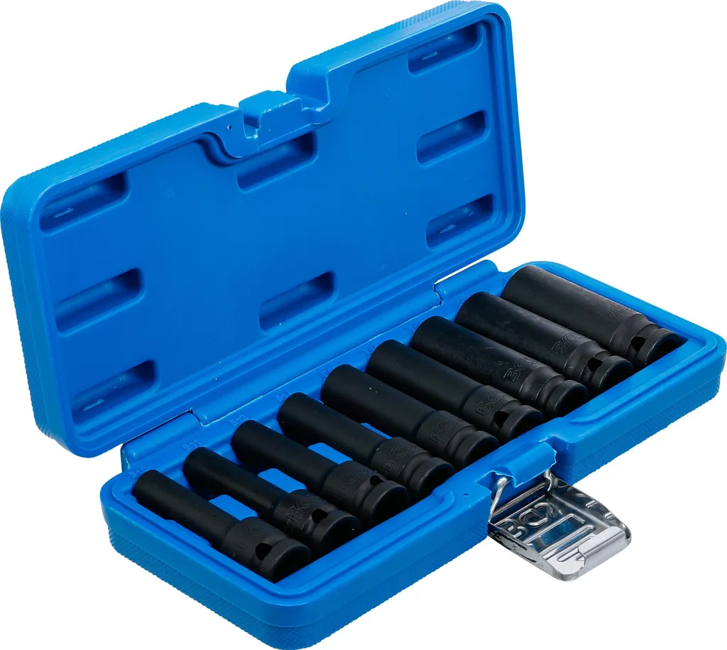 Set Bussole E-Torx BGS 5204 1/2 Pollici E10-E24 - 9 Pezzi Alta Qualità