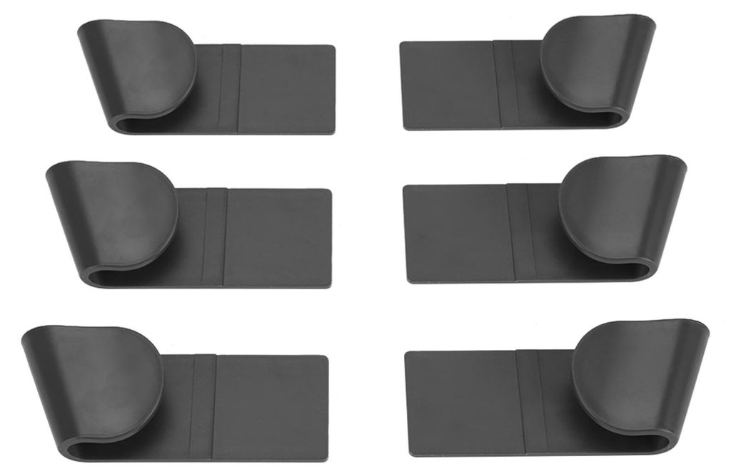 6 Stück Haushalt PunchFree Wandmontage Topfdeckel Lagerregal Halter Küchenutensilien