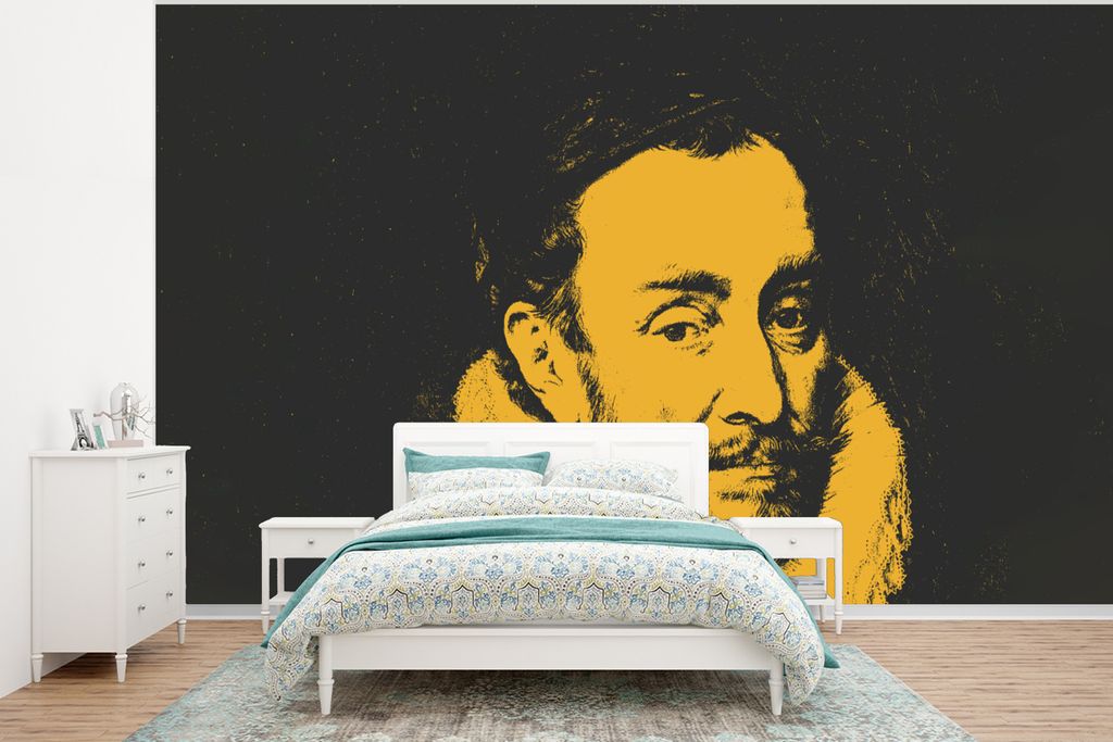 MuchoWow Fototapete für Wohnzimmer oder Schlafzimmer Wandtapete Vinyl Motivtapete Wilhelm von Oranien - Adriaen Thomasz - Alte Meister - 320x240...