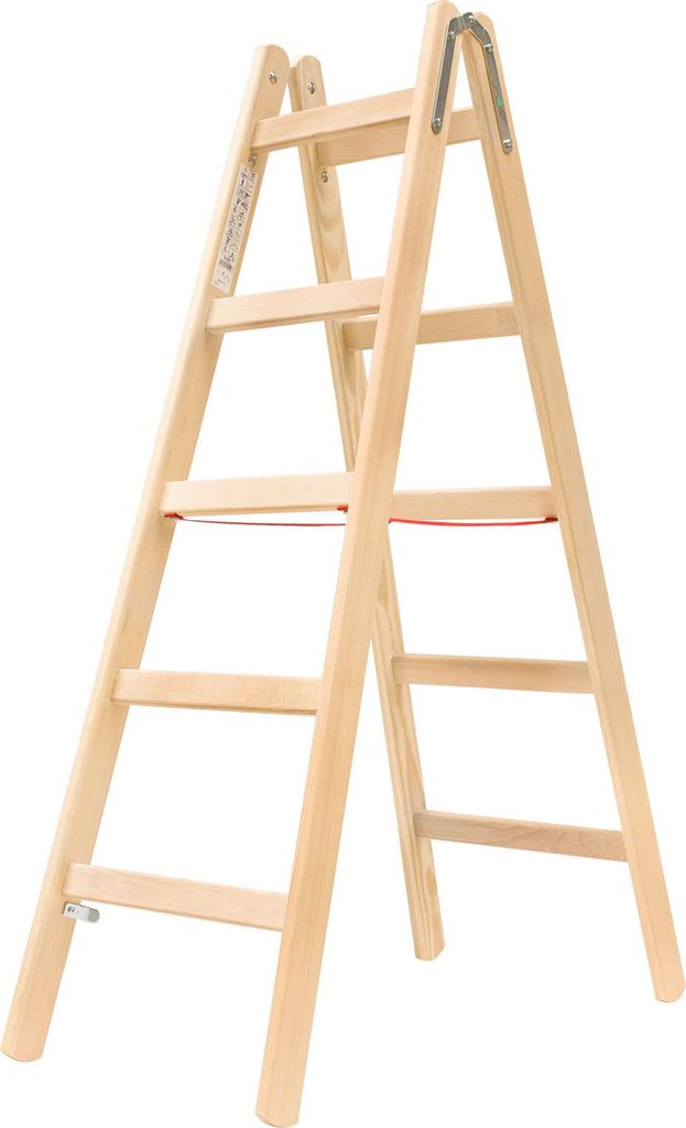Escabeau à barreaux en bois Hymer, accessible des deux Image du produit 