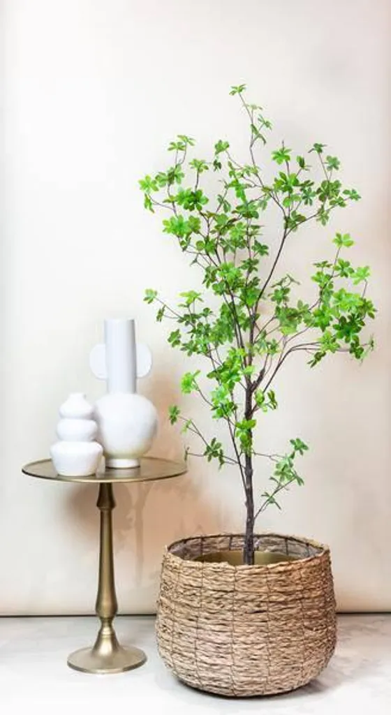 Plante Artificielle Tropaeolum 150 cm Idéale pour Décorer un Coin Vide