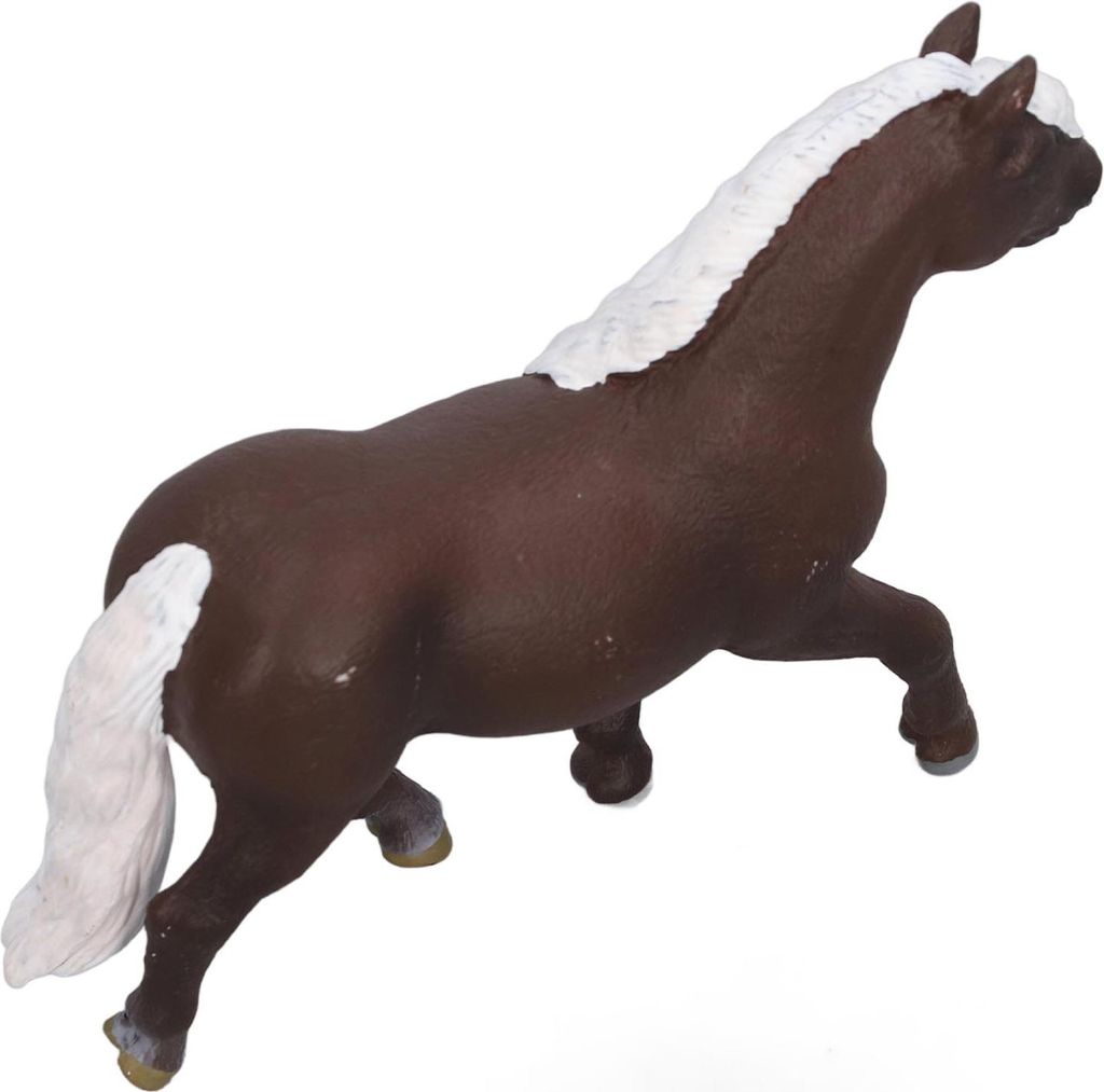 Pferdefigur, hohe Simulation, reichhaltige Details, robuster Kunststoff, stabil, weit verbreitetes Spielzeug für Kinder, Heimdekoration, Wald, dunkel